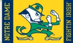 Notre Dame Fighting Irish 3' x 5' Flag - Leprechaun Notre Dame Fighting Irish 3' x 5' Flag - Leprechaun