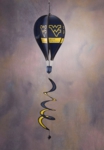 West Virginia University Hot Air Balloon Spinner West Virginia University Hot Air Balloon Spinner