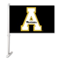 Appalachian State Mountaineers Car Flag & Wall Bracket - Black Appalachian State Mountaineers Car Flag & Wall Bracket - Black
