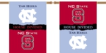 North Carolina - NC State 2-Sided 28" X 40" House Divided Banner North Carolina - NC State 2-Sided 28" X 40" House Divided Banner