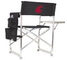 Washington State Cougars Sports Chair - Black Embroidered Washington State Cougars Sports Chair - Black Embroidered