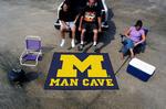 University of Michigan Wolverines Man Cave Tailgater Rug University of Michigan Wolverines Man Cave Tailgater Rug