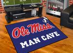 University of Mississippi Rebels All-Star Man Cave Rug University of Mississippi Rebels All-Star Man Cave Rug