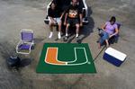 University of Miami Hurricanes Tailgater Rug University of Miami Hurricanes Tailgater Rug