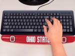 Ohio State University Buckeyes Keyboard Wrist Rest Ohio State University Buckeyes Keyboard Wrist Rest