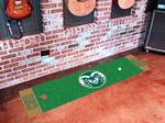 Colorado State University Rams Putting Green Mat Colorado State University Rams Putting Green Mat