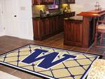 University of Washington Huskies 5x8 Rug University of Washington Huskies 5x8 Rug