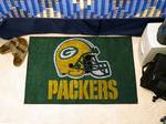 Green Bay Packers Starter Rug - Helmet Logo Green Bay Packers Starter Rug - Helmet Logo