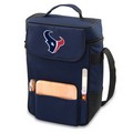 Houston Texans Duet Wine & Cheese Tote - Navy Houston Texans Duet Wine & Cheese Tote - Navy
