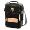 Minnesota Vikings Duet Wine & Cheese Tote - Black Minnesota Vikings Duet Wine & Cheese Tote - Black
